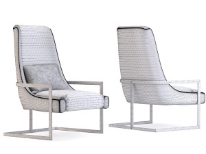 bolt armchair 3D Model