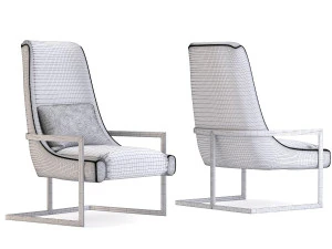 bolt armchair 3D Model