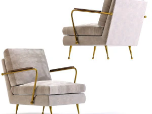 pasir perjudian kursi berlengan Model 3D