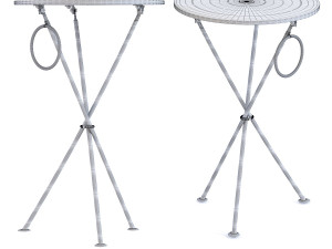 side table clack circles 3D Model