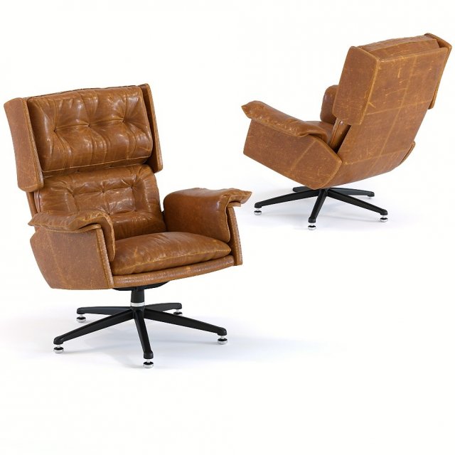 swivel chair university Modelo 3D .c4d .max .obj .3ds .fbx .stl .blend 