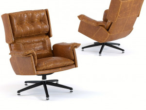 swivel chair university 3D Model