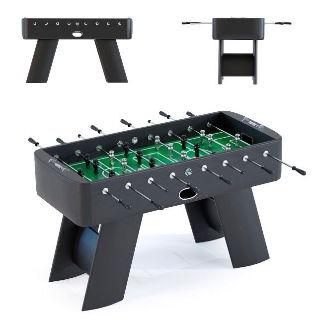 soccer table style 3D Модель .c4d .max .obj .3ds .fbx .stl .blend 