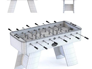 soccer table style 3D Model