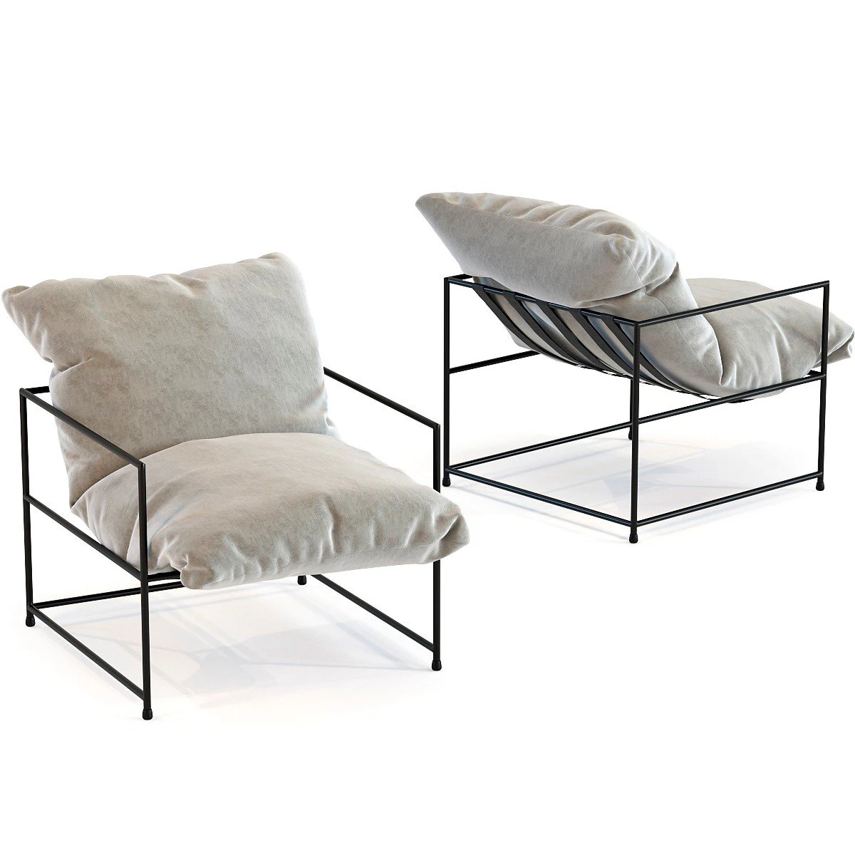 armchair cornwall 3D Model .c4d .max .obj .3ds .fbx .stl .blend 