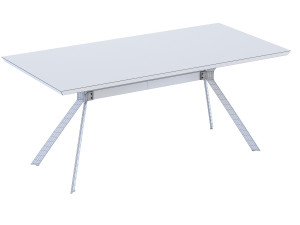 table downtown Model 3D