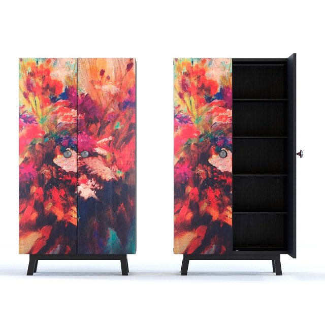 cabinet fleur 3D-Modell .c4d .max .obj .3ds .fbx .stl .blend 