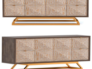 sideboard triangolo Modelo 3D