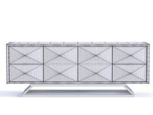 sideboard triangolo 3D Model