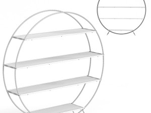 shelf mason round 3D Модель