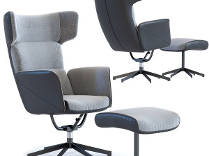 swivel chair stool ohio salt and pepper 3D Model