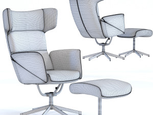 swivel chair stool ohio salt and pepper Modelo 3D