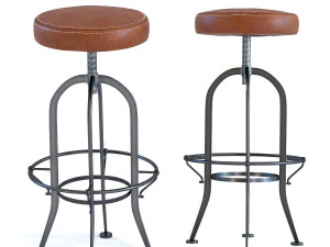 bar stool square dance 3D Model