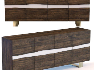 sideboard wave Modelo 3D