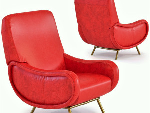 armchair capitano 3D Model