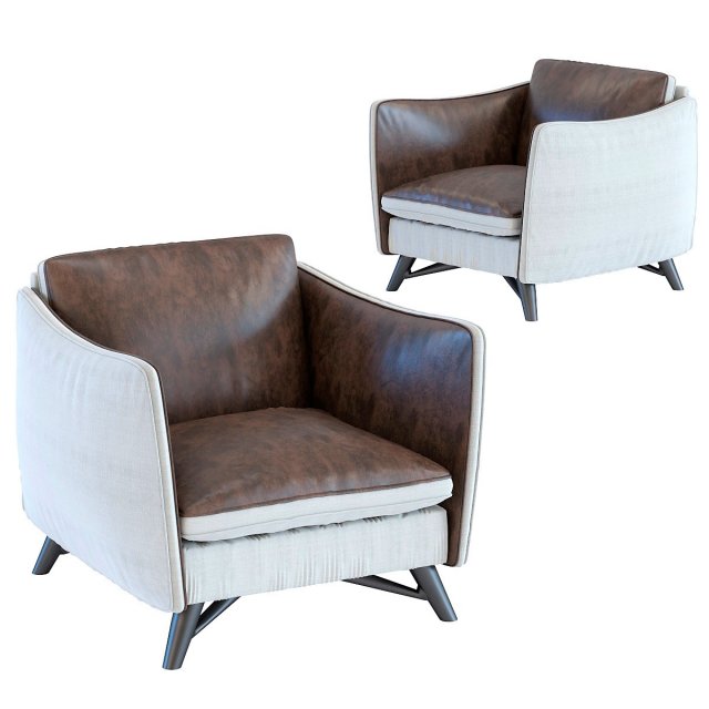 armchair fashionista Modèle 3D .c4d .max .obj .3ds .fbx .stl .blend 