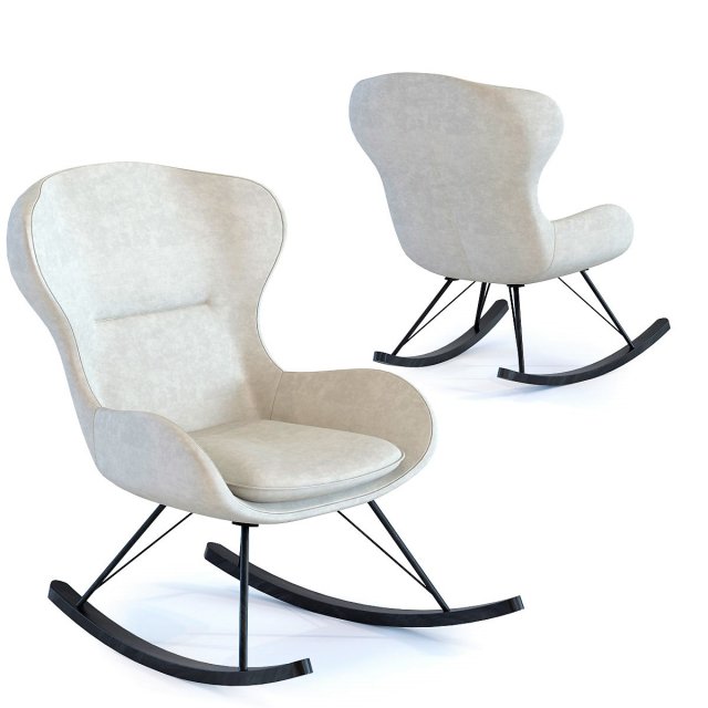 rocking chair oslo 3D-Modell .c4d .max .obj .3ds .fbx .stl .blend 