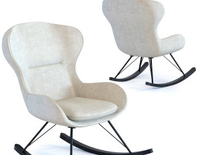 rocking chair oslo 3D Model