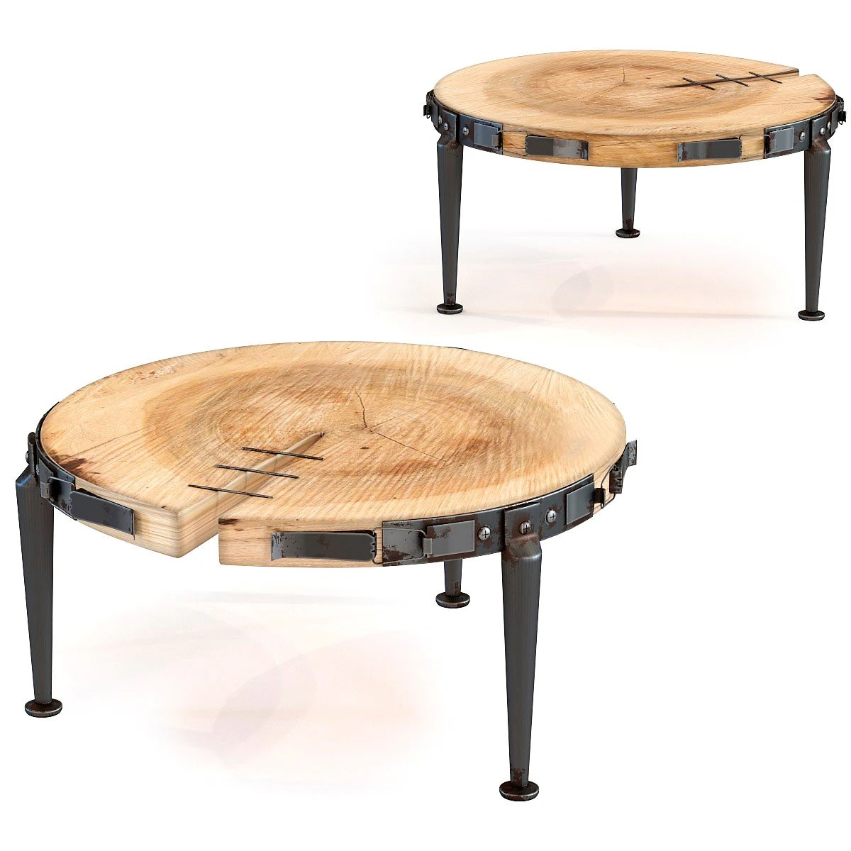 coffee table bosco 3D Model .c4d .max .obj .3ds .fbx .stl .blend 