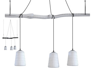 pendant lamp dining concrete tre 3Dモデル