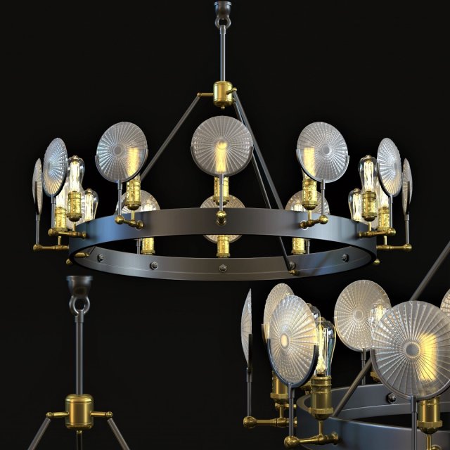 pendant lamp lighthouse twelve Modelo 3D .c4d .max .obj .3ds .fbx .stl .blend