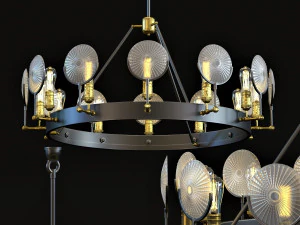 ペンダントランプ灯台十二 3Dモデル