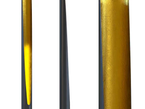 lampadaire tube duo Modèle 3D