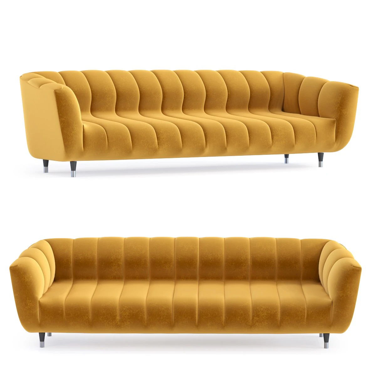 sofa spectra 3-seater 3D Model .c4d .max .obj .3ds .fbx .stl .blend