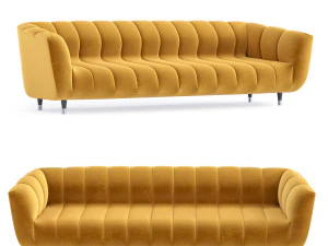 divano spectra 3 posti Modello 3D