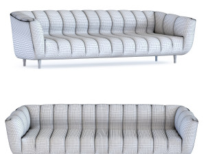 sofa spectra 3-seater Modèle 3D