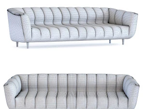 sofa spectra 3-seater 3D Model