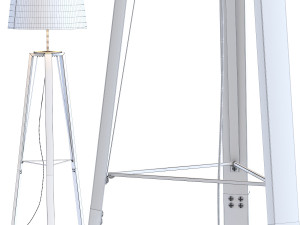 floor lamp tripot think 3D Model