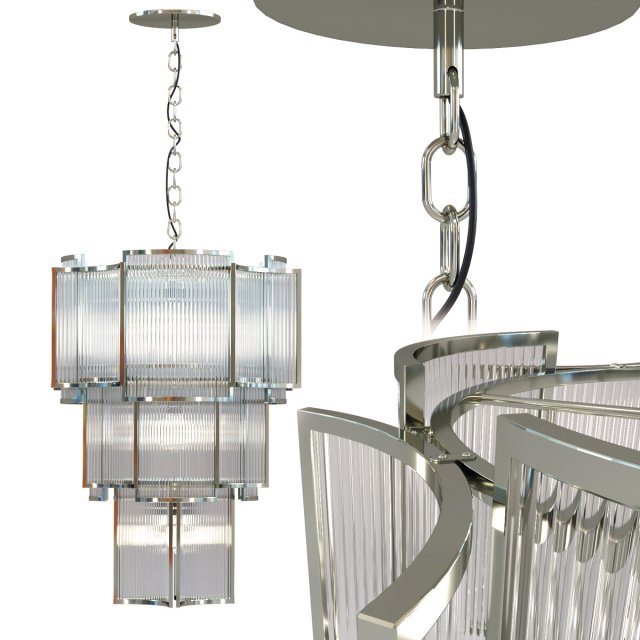 pendant lamp finestra steps 3D Model .c4d .max .obj .3ds .fbx .stl .blend 