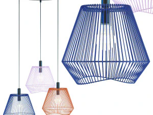 pendant lamp ischia spiral tre 3D Model