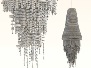 pendant lamp medusa grey 3Dモデル
