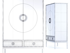 wardrobe disk set Modelo 3D