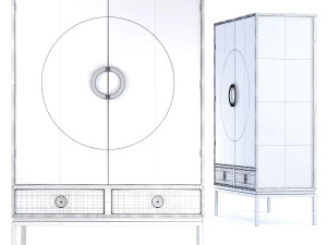 wardrobe disk set 3D Model