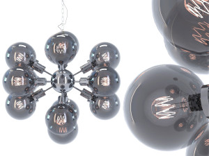 pendant lamp atomic 3D Модель