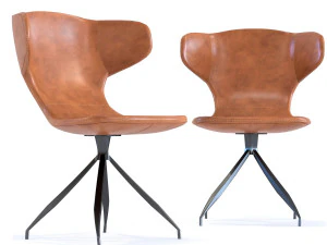 cadeira enferrujada Modelo 3D