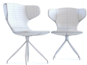 chair rusty 3D 모델