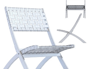 folding chair ipanema 3D Модель
