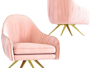 zuzi powder swivel chair 3D 모델
