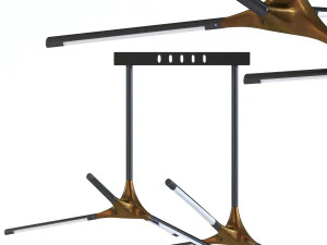 lampa wisząca claw duo led Model 3D