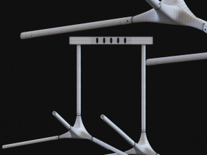 pendant lamp claw duo led 3D-Modell