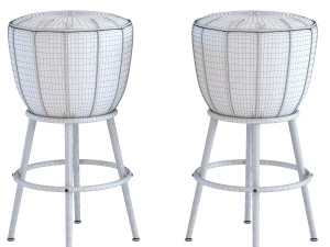 bar stool after work Model 3D