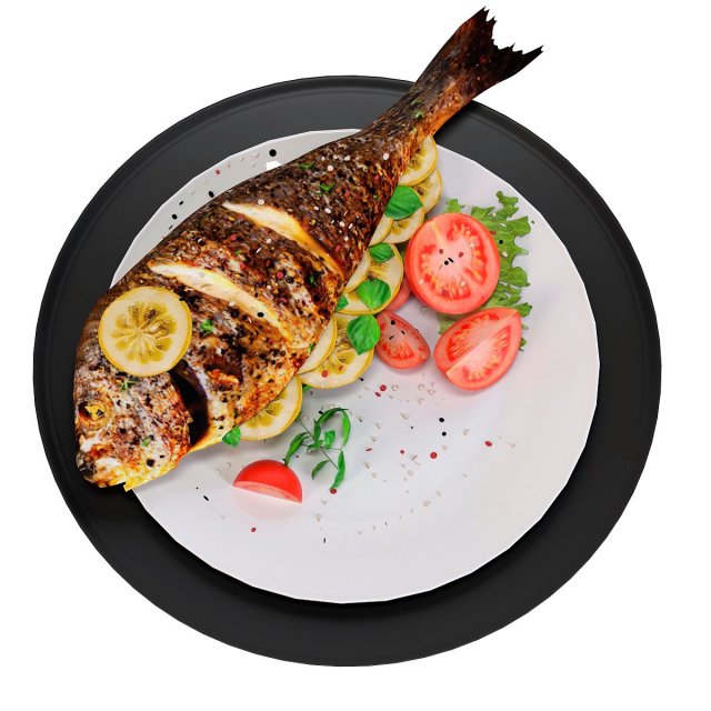 fish set 3D Model .c4d .max .obj .3ds .fbx .stl .blend 