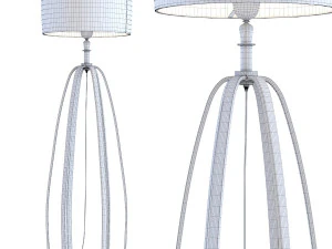 floor lamp loop kare design 3D Model
