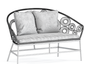 sofa ibiza brown Modèle 3D