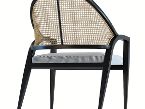 chair with armrest horizon Modelo 3D