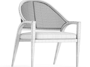 chair with armrest horizon Modelo 3D
